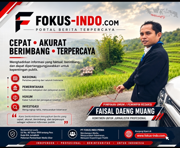 Resmi Mengudara! FOKUS-INDO.COM Hadir sebagai Portal Berita Nasional, Siap Menjadi Referensi Informasi Publik