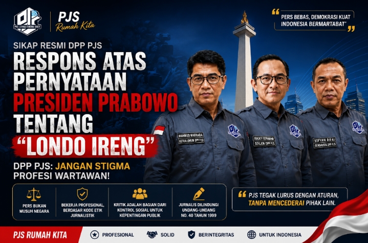 Pidato Prabowo Soal "Londo Ireng" Tuai Polemik, DPP PJS: Jangan Stigma Profesi Wartawan