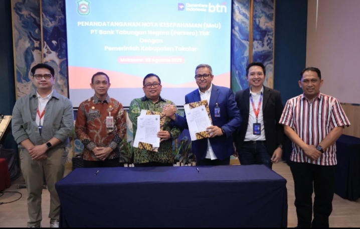 Bupati Takalar Gandeng Bank BTN, Dorong Digitalisasi Birokrasi dan Perkuat Layanan Publik