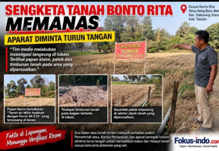 Patok Sudah Tertancap, Somasi Dilayangkan, Sengketa Lahan Bonto Rita Berpeluang Masuk Ranah Hukum